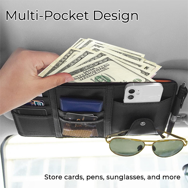 HIGHTQURO® Sun Visor Organizer