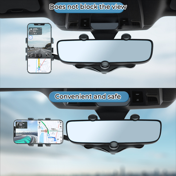 HIGHTQURO® Rotatable & Extendable Car Phone Holder