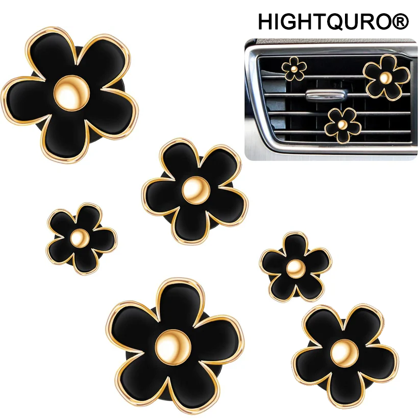 HIGHTQURO® BloomBreeze – Daisy Car Air Freshener for a Fresh & Floral Ride (4PCS/PACK)
