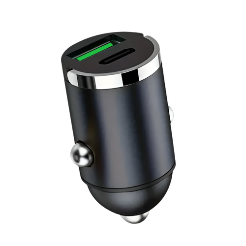 2025 NEW✨ Invisible Fast-Charging 2 Port USB Car Charger Adaptor (USB Type-A & Type-C)