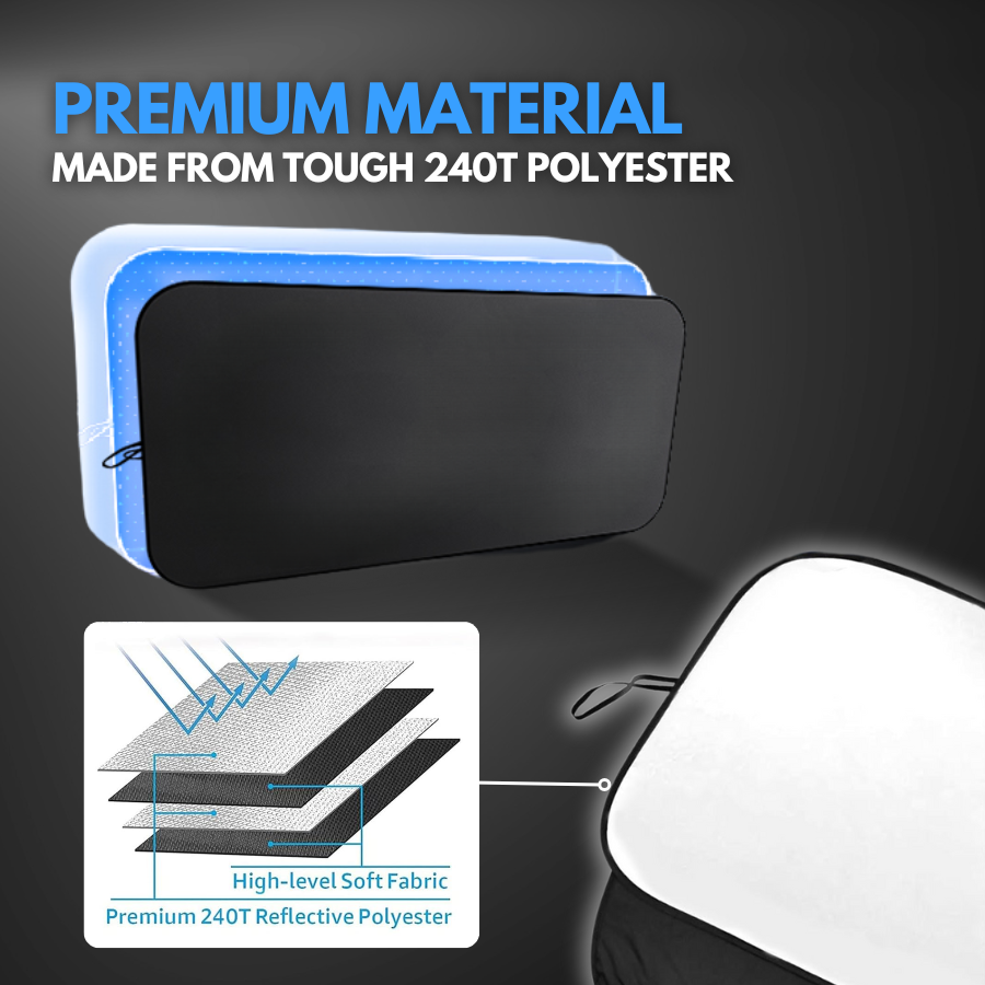 HIGHTQURO® Reflective Sunshade for Ultimate Protection