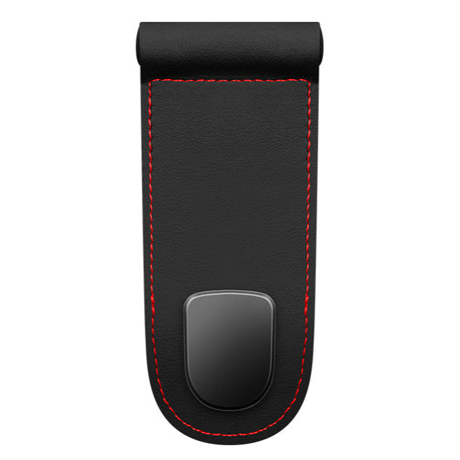 HIGHTQURO® Premium Leather Glove Box Hook with Leather Hooks: No Destructive Installation