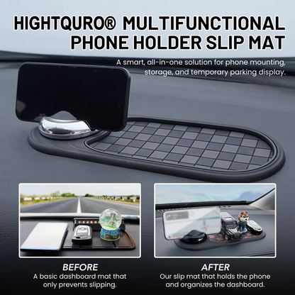 HIGHTQURO® Multifunctional Phone Holder Slip Mat