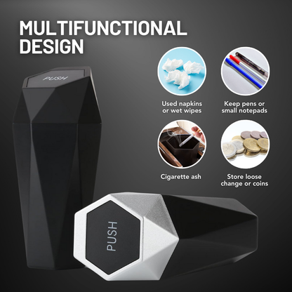 HIGHTQURO® 2025 Stylish Car Trash Can with Lid