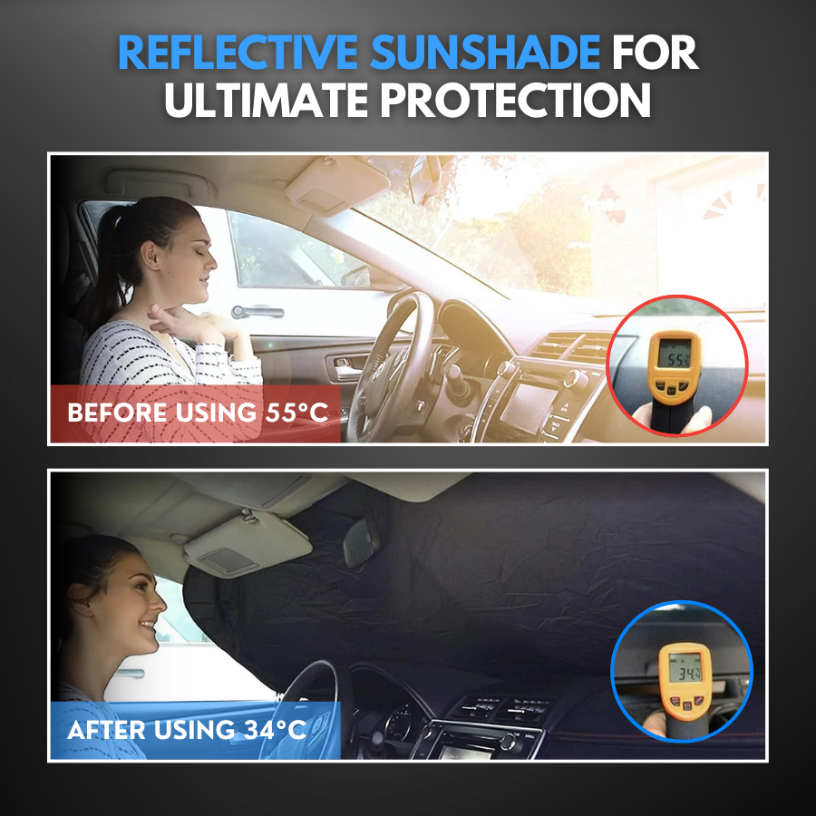HIGHTQURO® Reflective Sunshade for Ultimate Protection
