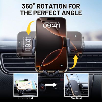 HIGHTQURO® Universal Automobile Cradle for All Smartphones