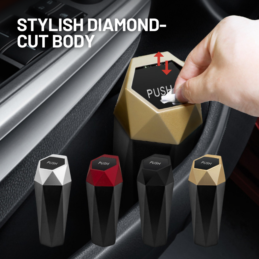 HIGHTQURO® 2025 Stylish Car Trash Can with Lid