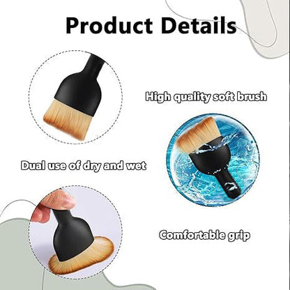 HIGHTQURO® Car Interior Cleaning Tool Brush with Cover,Car Brush Car Detailing Brushes Interior Duster