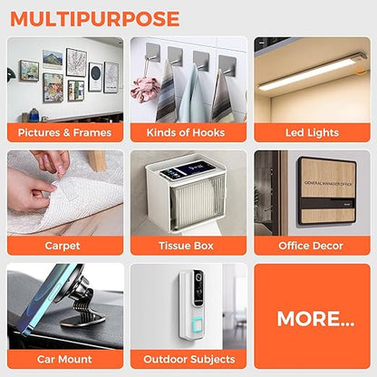 HIGHTQURO® Nano Double Sided Tape, Multipurpose Strong Mounting Tape