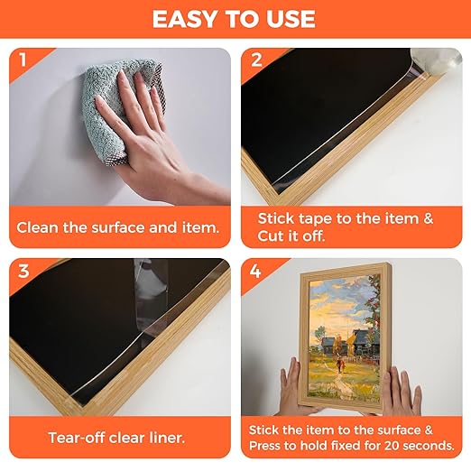 HIGHTQURO® Nano Double Sided Tape, Multipurpose Strong Mounting Tape