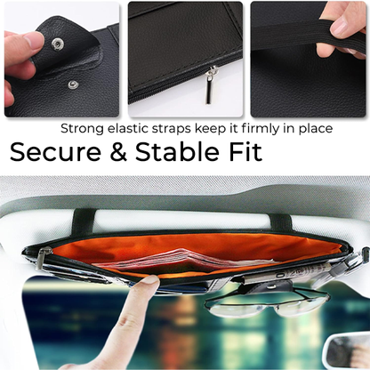 HIGHTQURO® Sun Visor Organizer