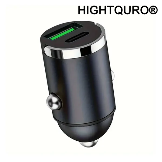 2025 NEW✨ HIGHTQURO® Invisible Fast-Charging 2 Port USB Car Charger Adaptor (USB Type-A & Type-C)