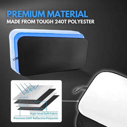 HIGHTQURO® Reflective Sunshade for Ultimate Protection